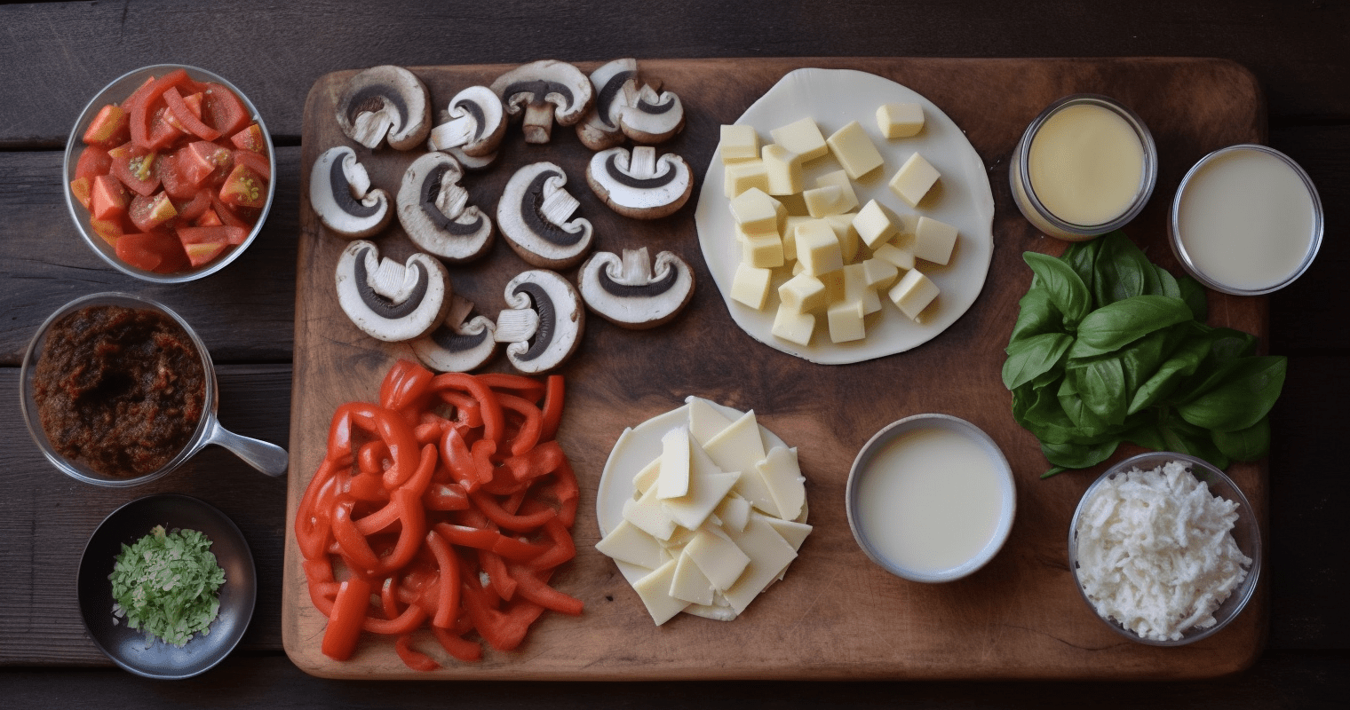 Ingredients for Campfire Pizza