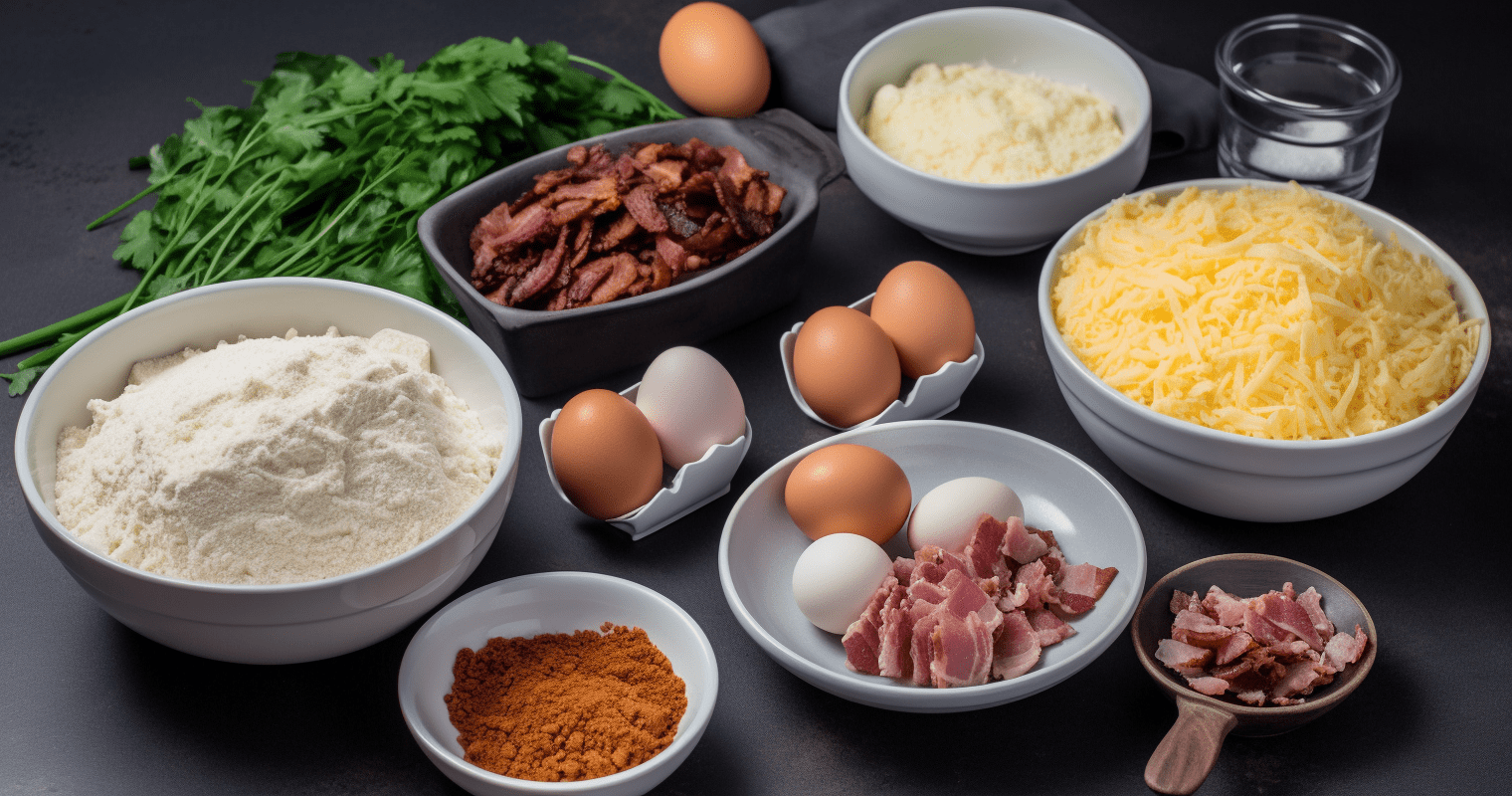 Keto Croissant Breakfast Casserole Cooking Process
