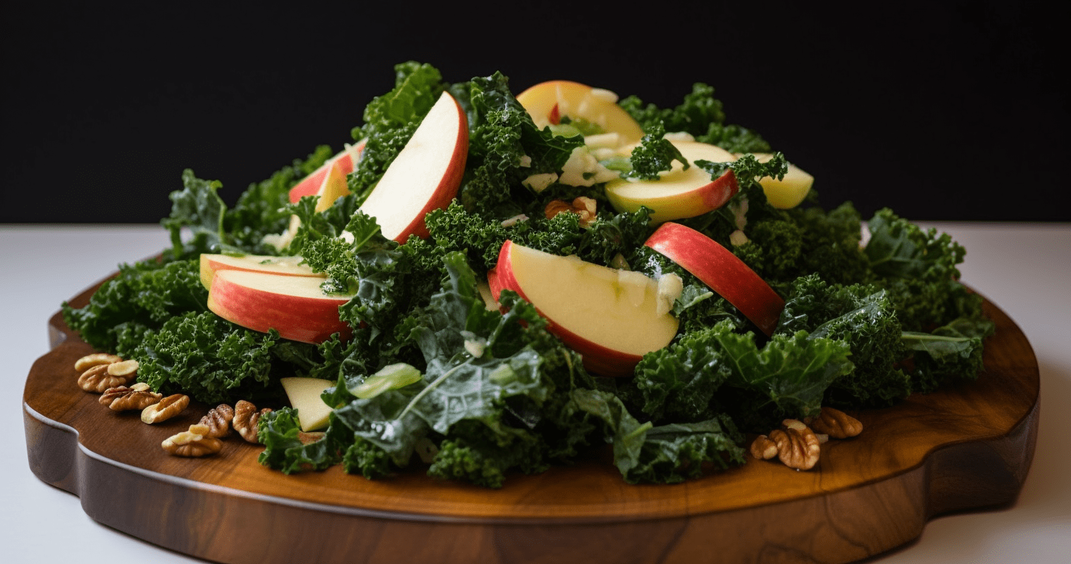 Savor the Flavors of Fall with a Kale and Apple Salad with Balsamic Vinaigrette Recipe Savor the Flavors of Fall with a Kale and Apple Salad with Balsamic Vinaigrette Recipe