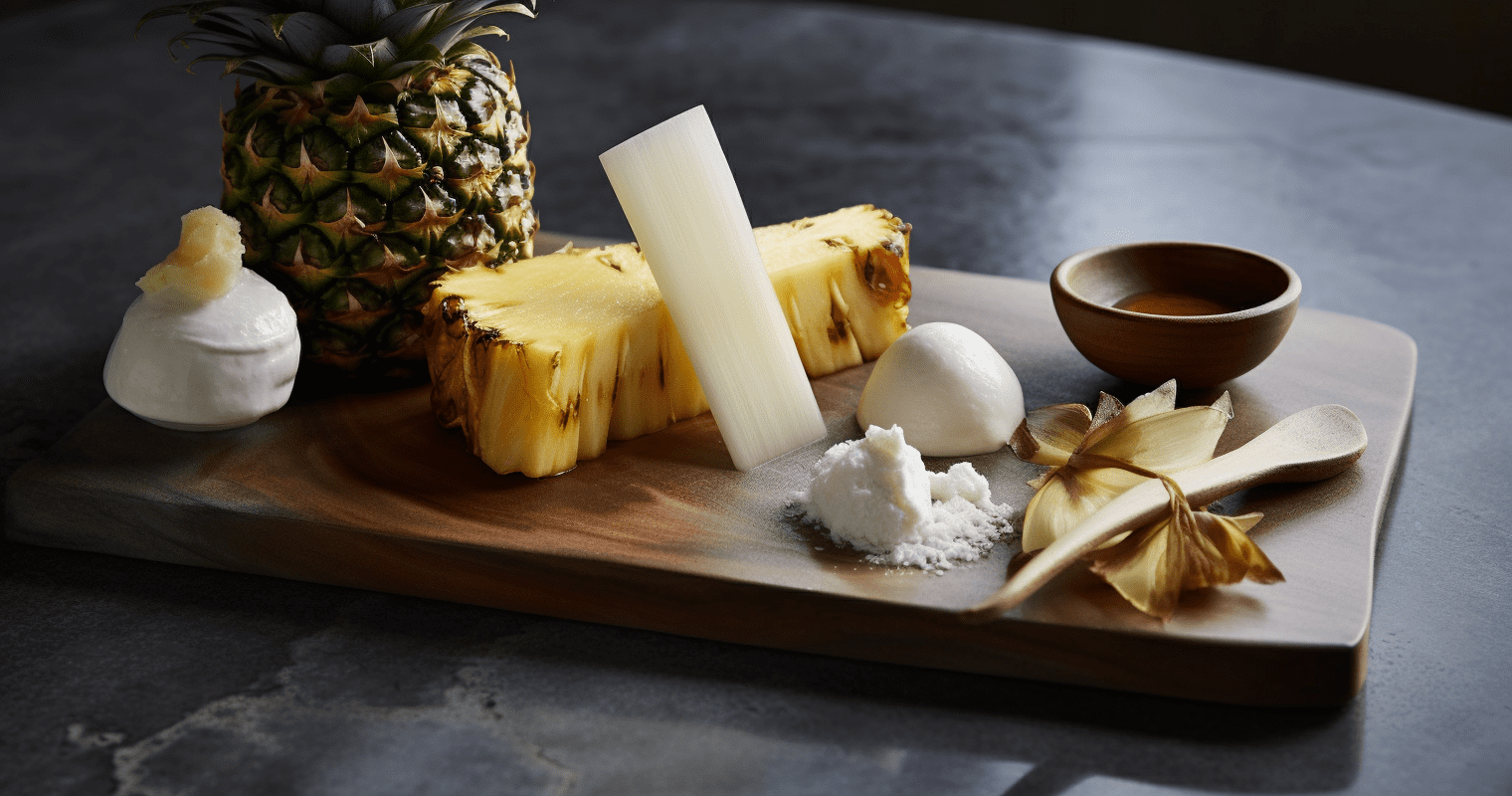 Grilled Pineapple with Coconut Ice Cream