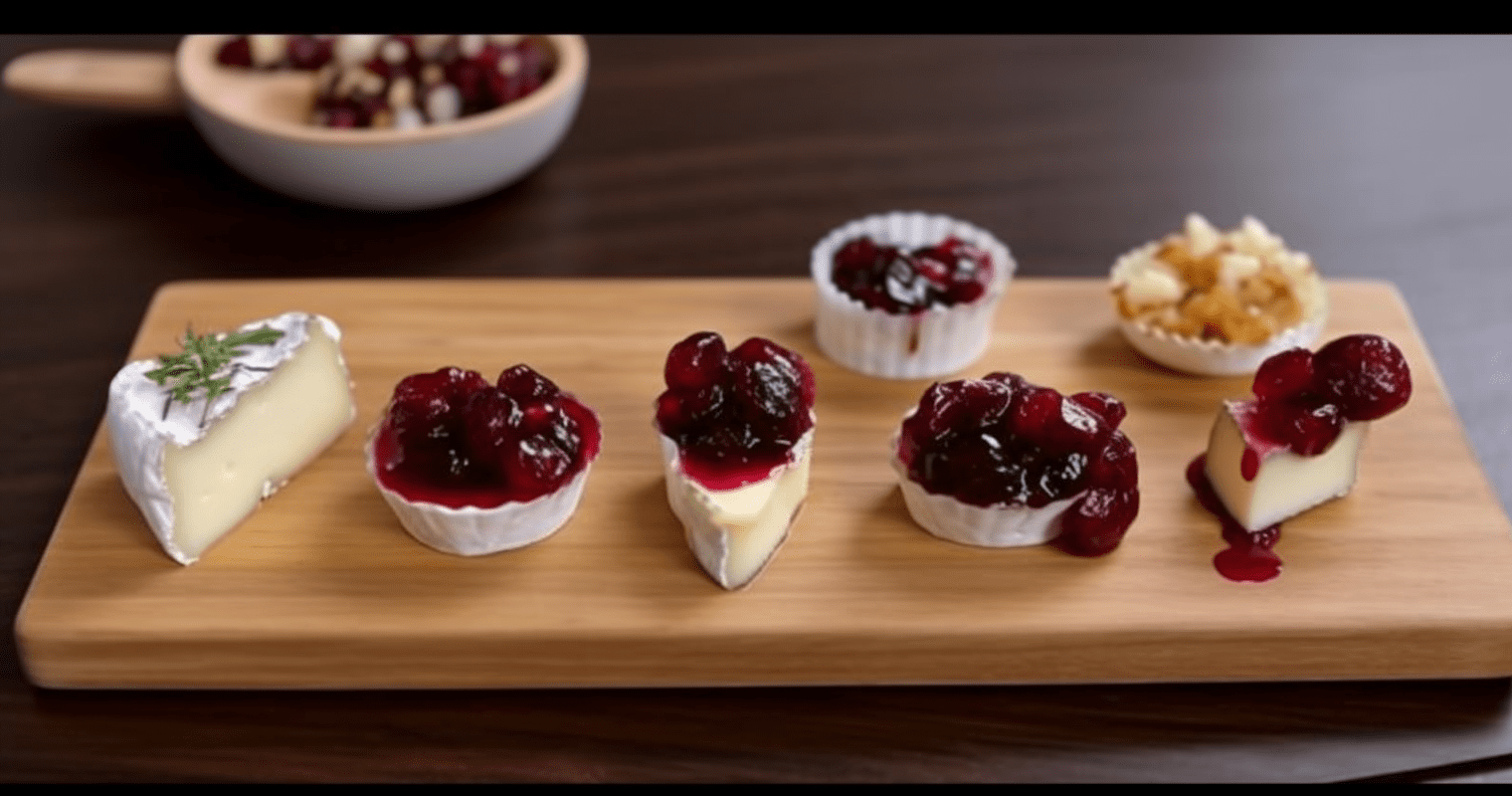 Brie and Cranberry Bites