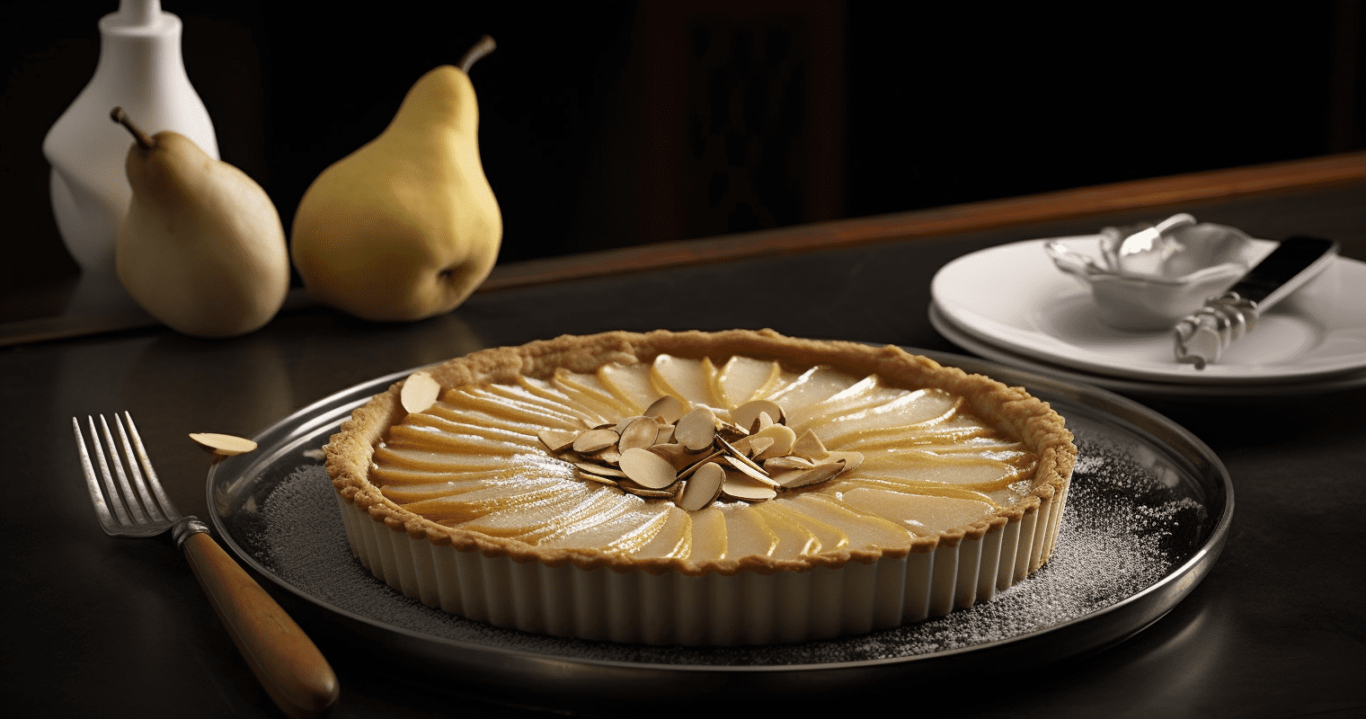 Pear and Almond Tart - Fresh Ingredients