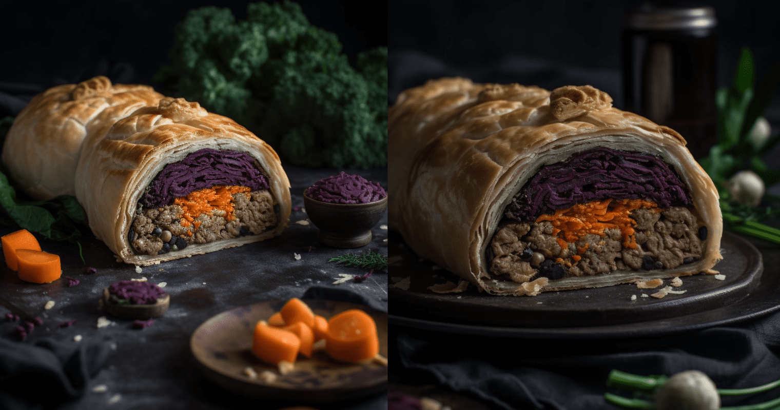 Vegan Wellington assembly
