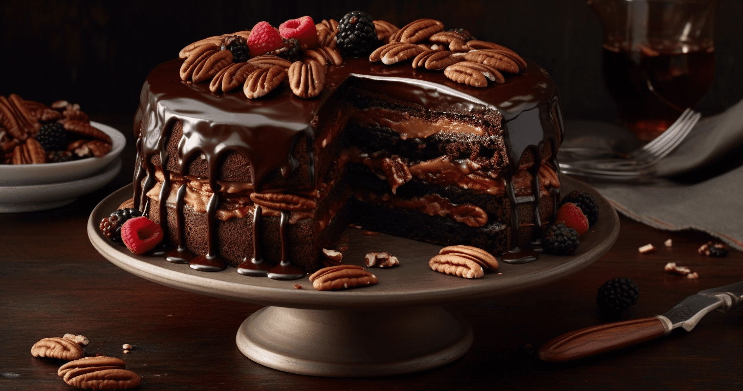 Chocolate Pecan Torte