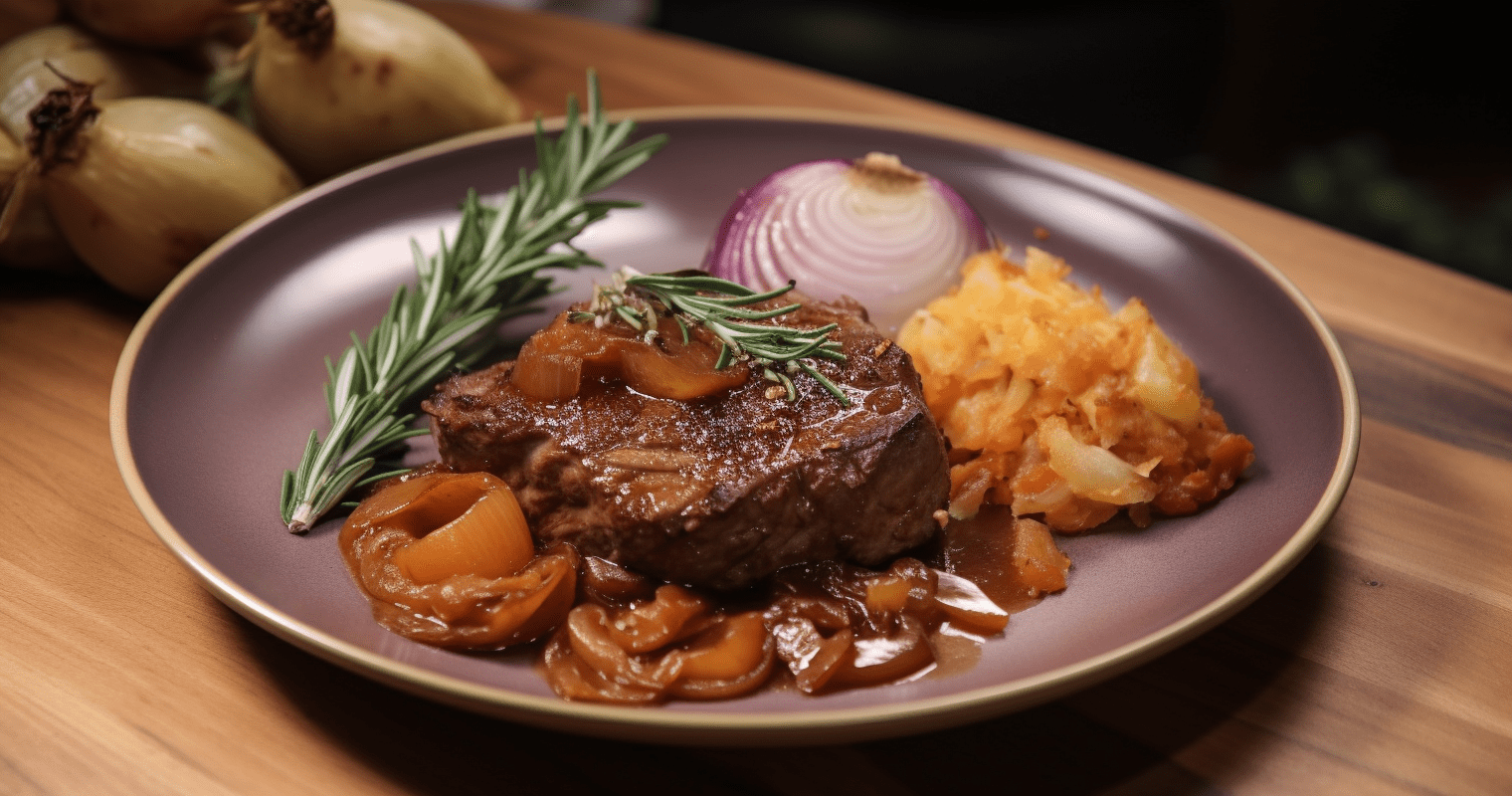Braised Steak and Onions Ingredients