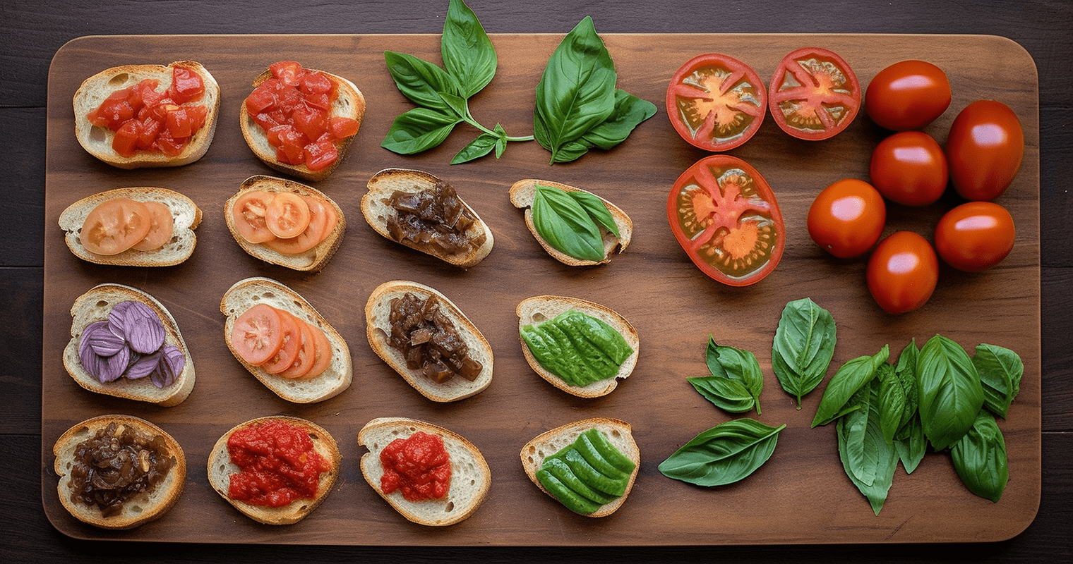 Tomato and Basil Bruschetta