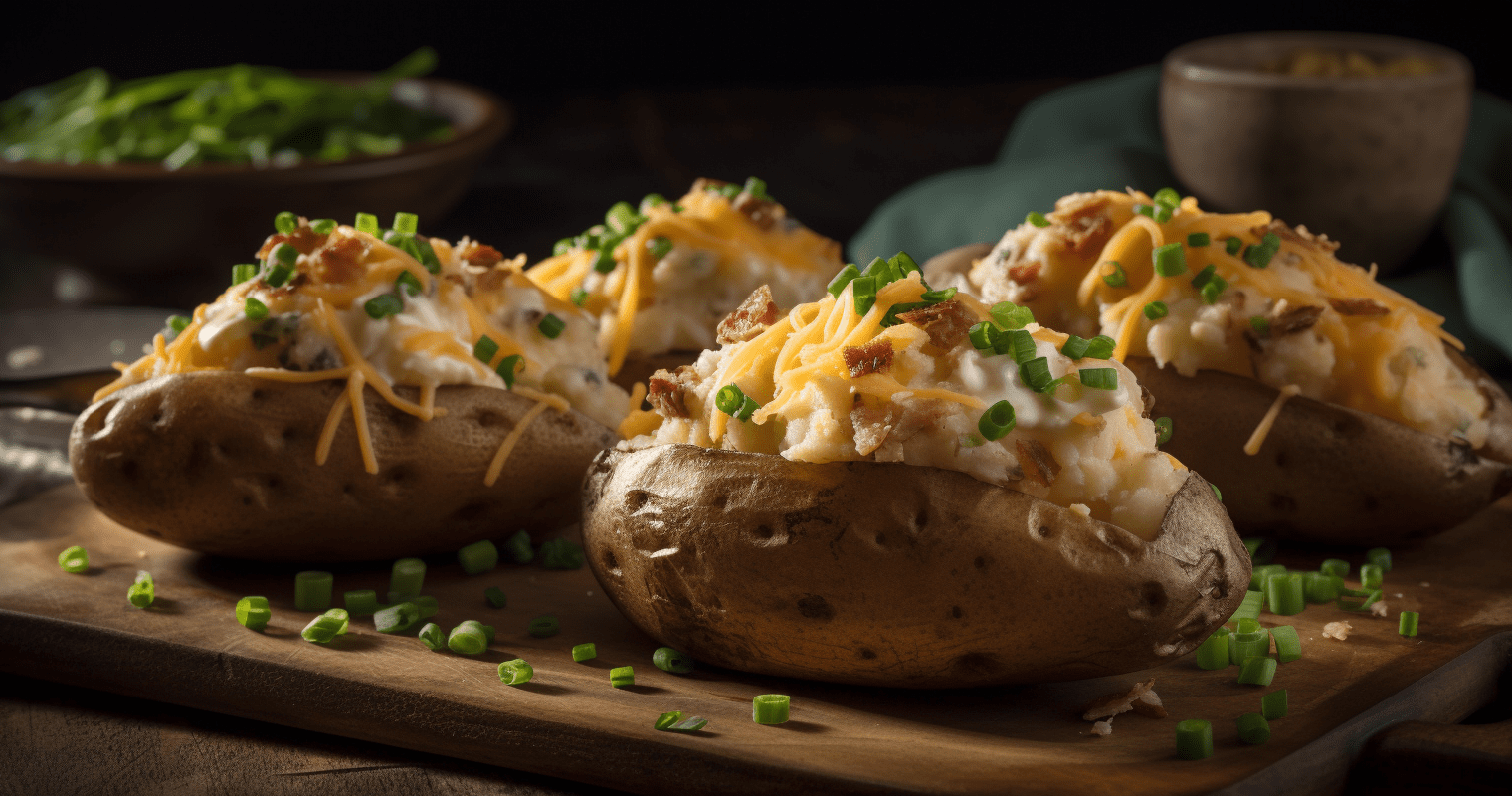 Twice Baked Potatoes Final Dish