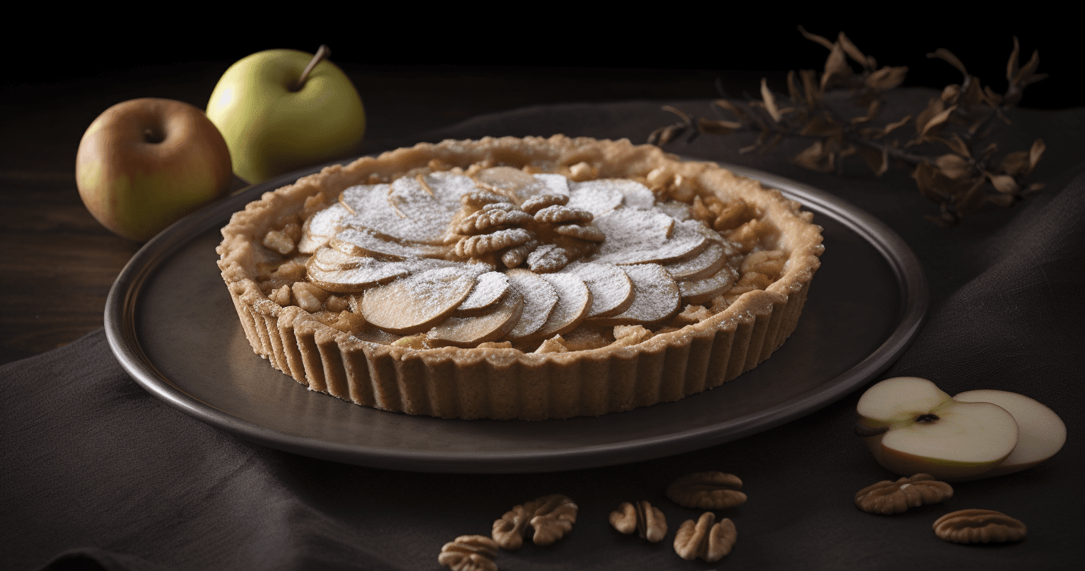 Cinnamon Walnut Apple Tart Cooking Instructions