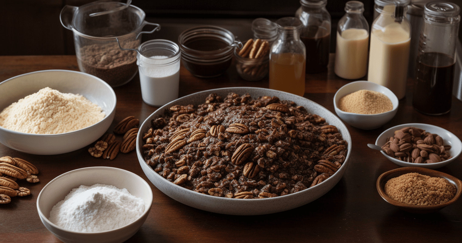 Chocolate Pecan Pie Ingredients