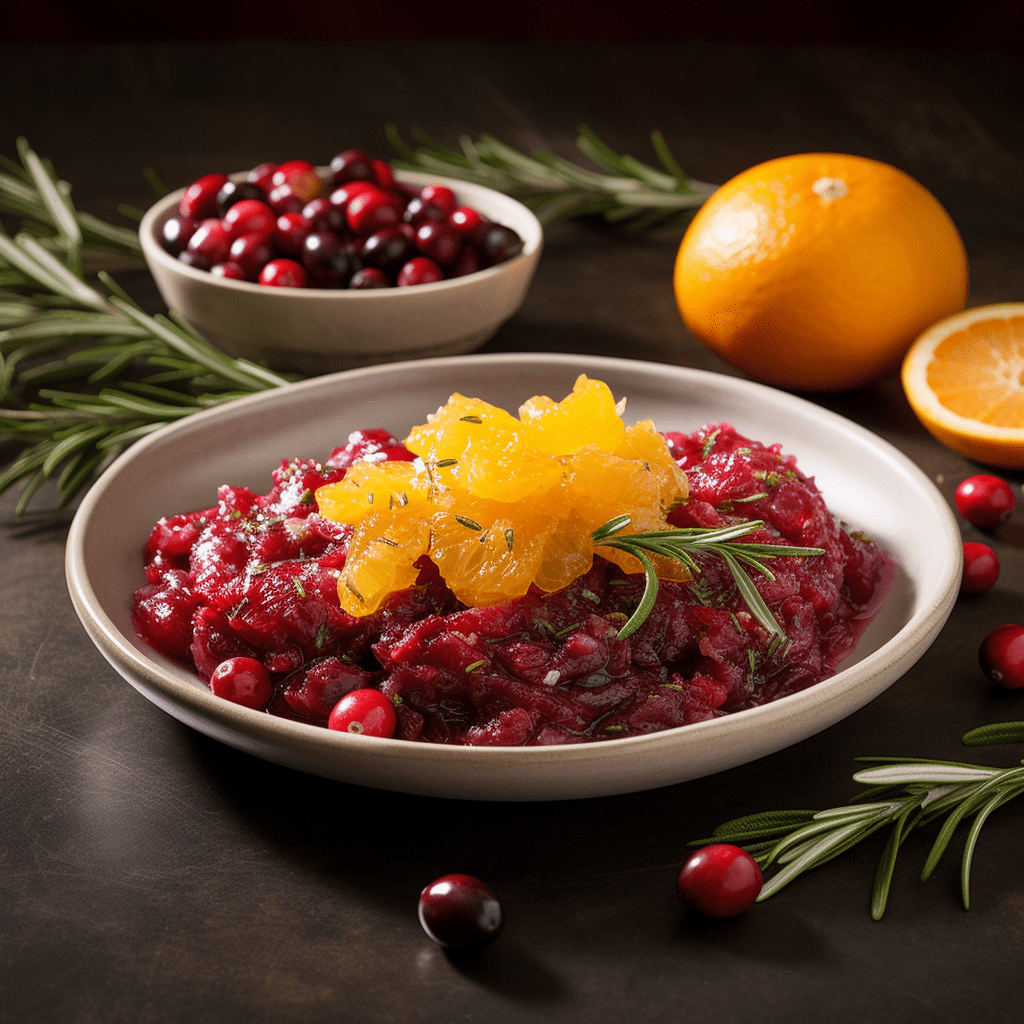 Cranberry Orange Relish Final Dish
