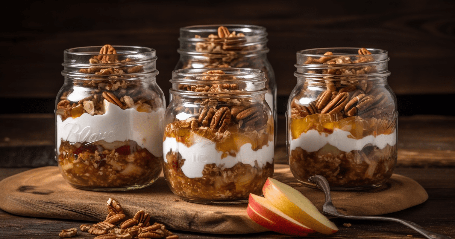 Maple Pecan Granola Parfait Final Product