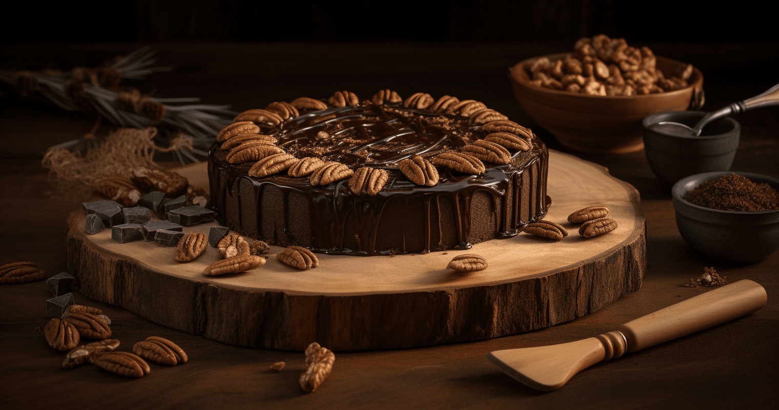Chocolate Pecan Torte