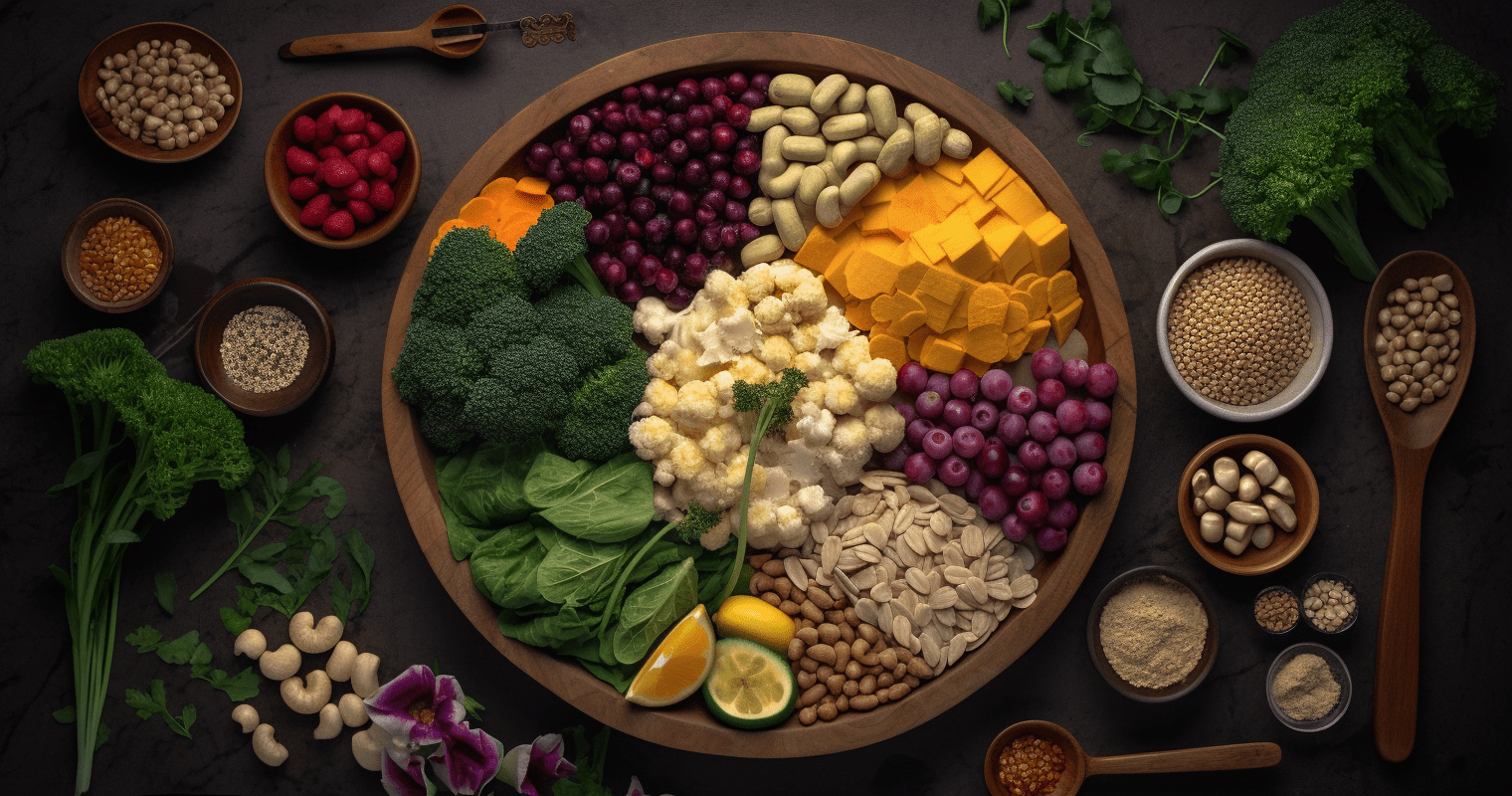 Vegetarian Buddha Bowl Ingredients