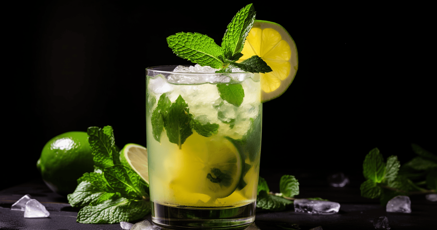 Pineapple Coconut Mojito Final Drink