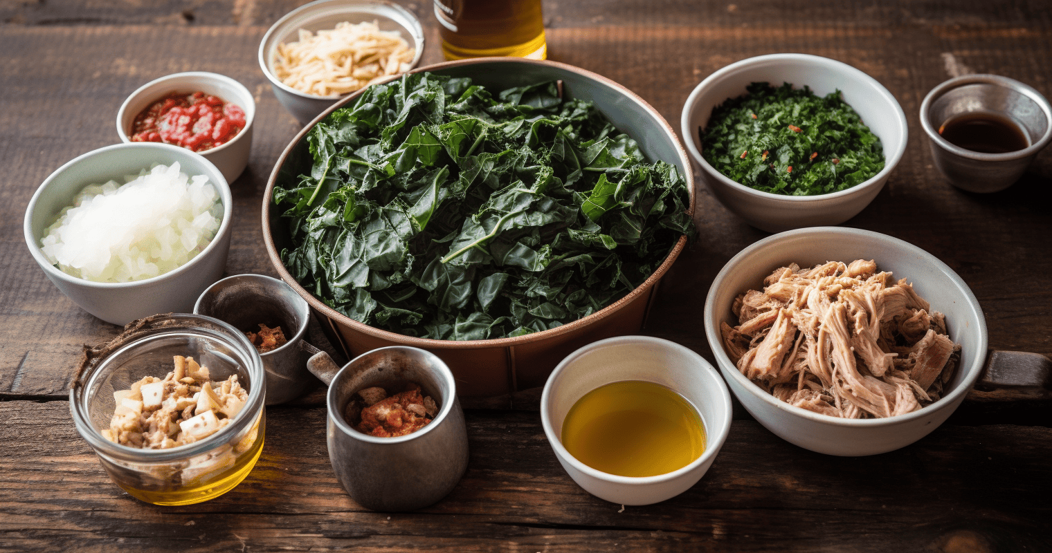 Collard Greens with Smoked Turkey Ingredients