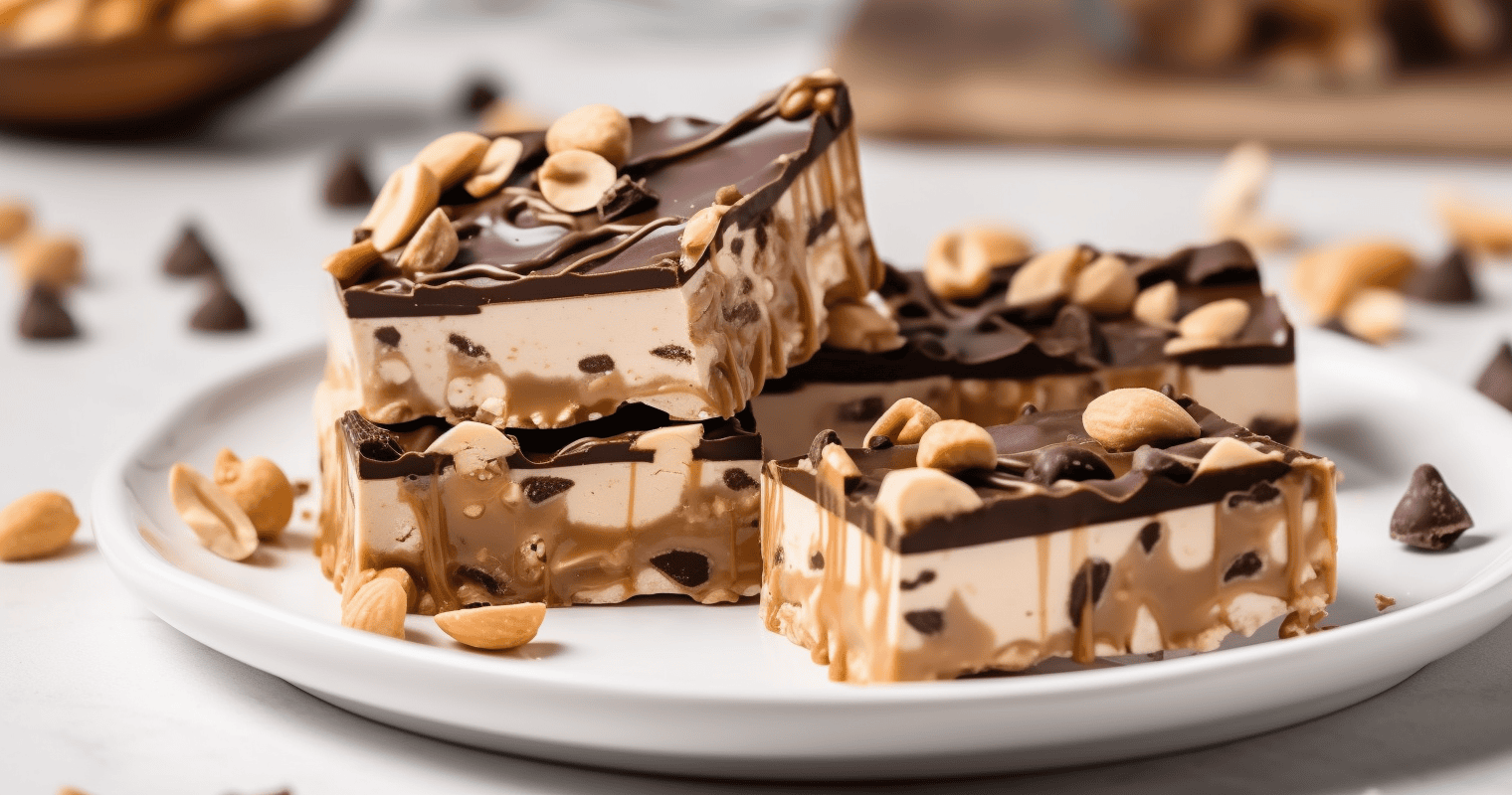 Peanut Butter Nutella Frozen Yogurt Bark Final Product