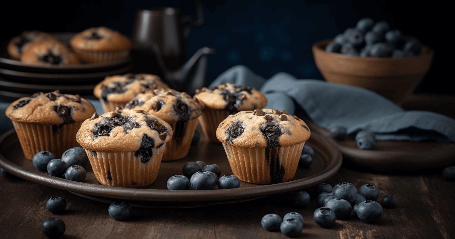 Blueberry Chocolate Chip Muffins Cooking Instructions