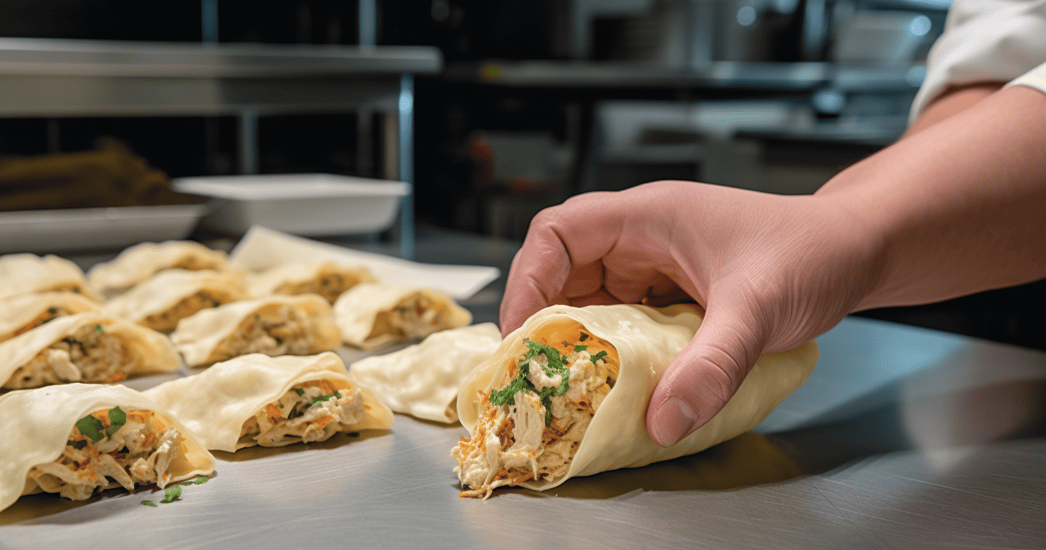 Spicy Crab Rangoon Pizza Rolls