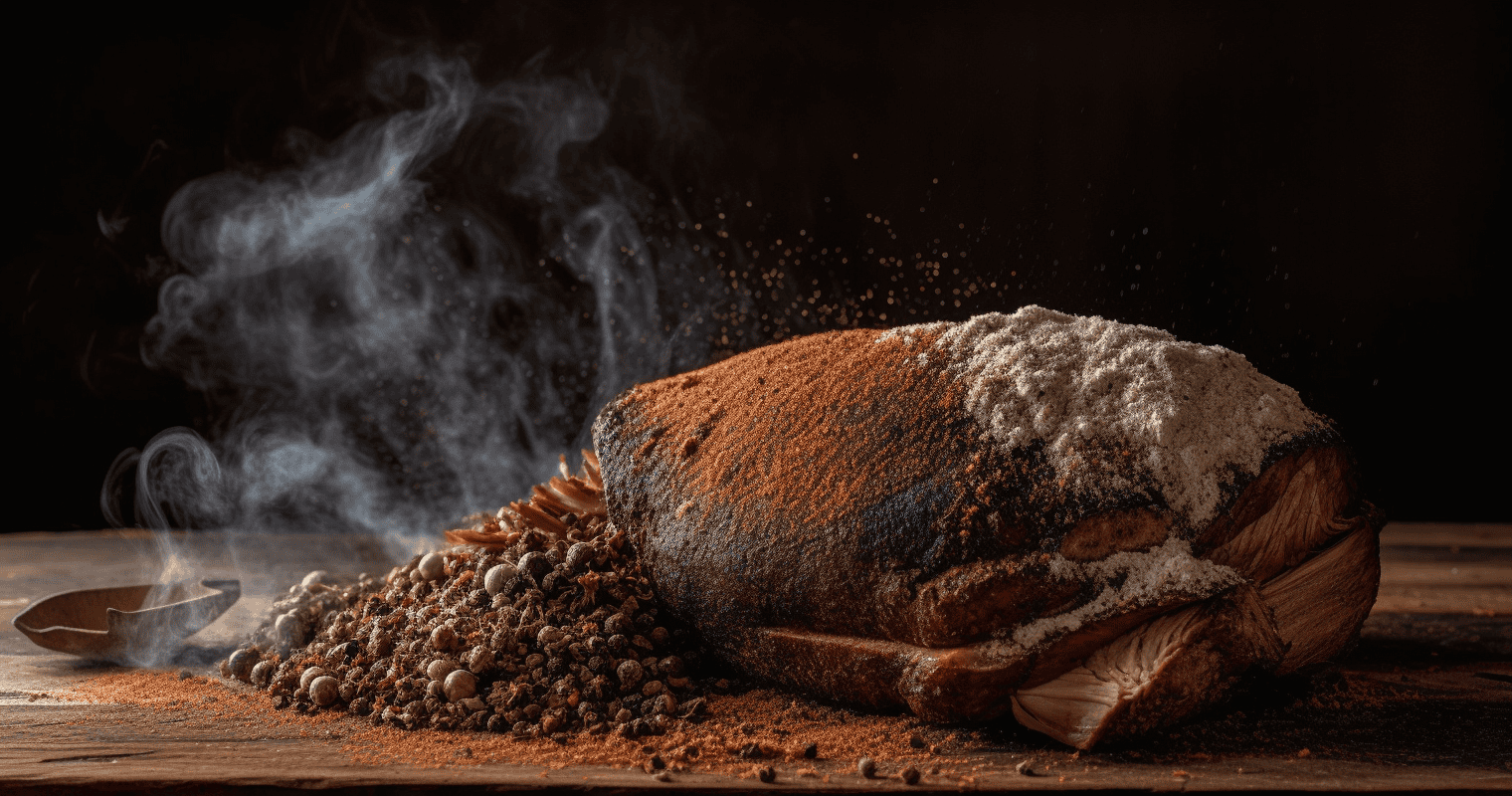 Smoked brisket cooking process