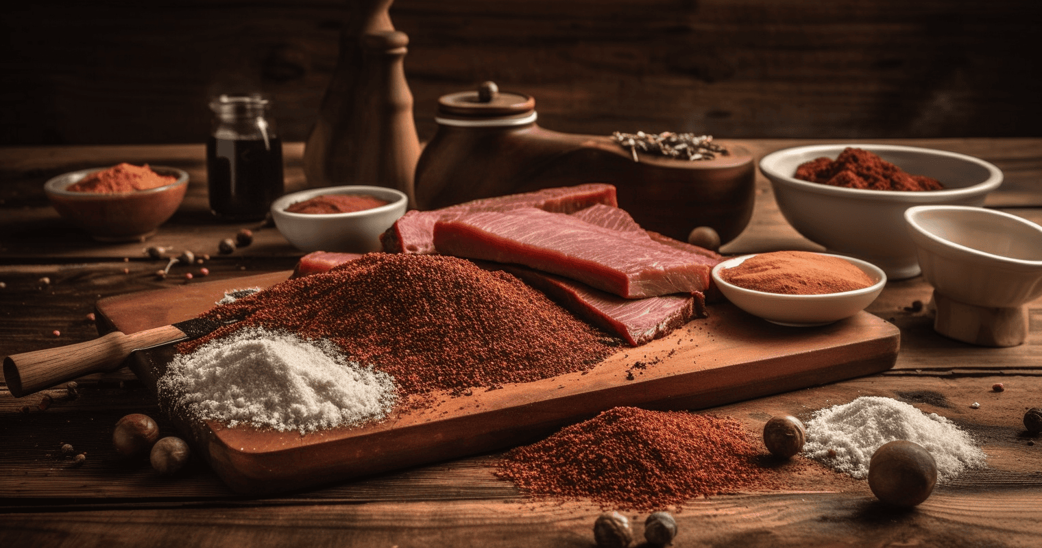 Ingredients for smoked brisket
